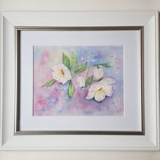 Hellebore Spring Watercolour