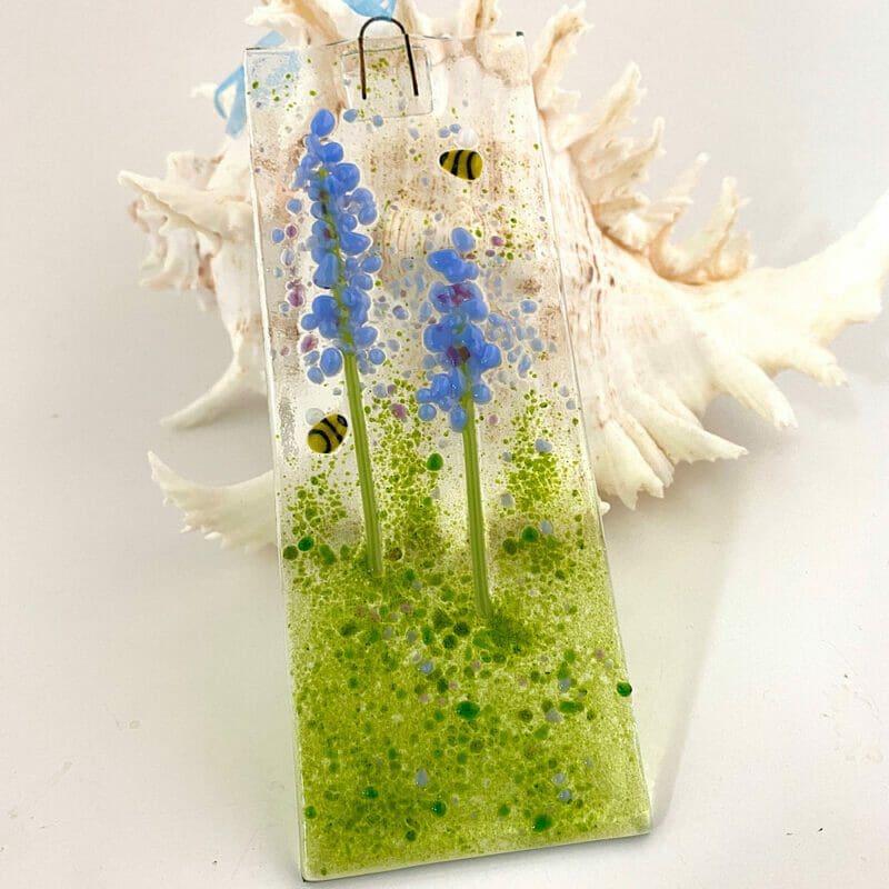 Lavender and Bees Suncatcher
