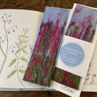A Felt Bookmark - Wild Flowers . A Unique Letterbox Gift.