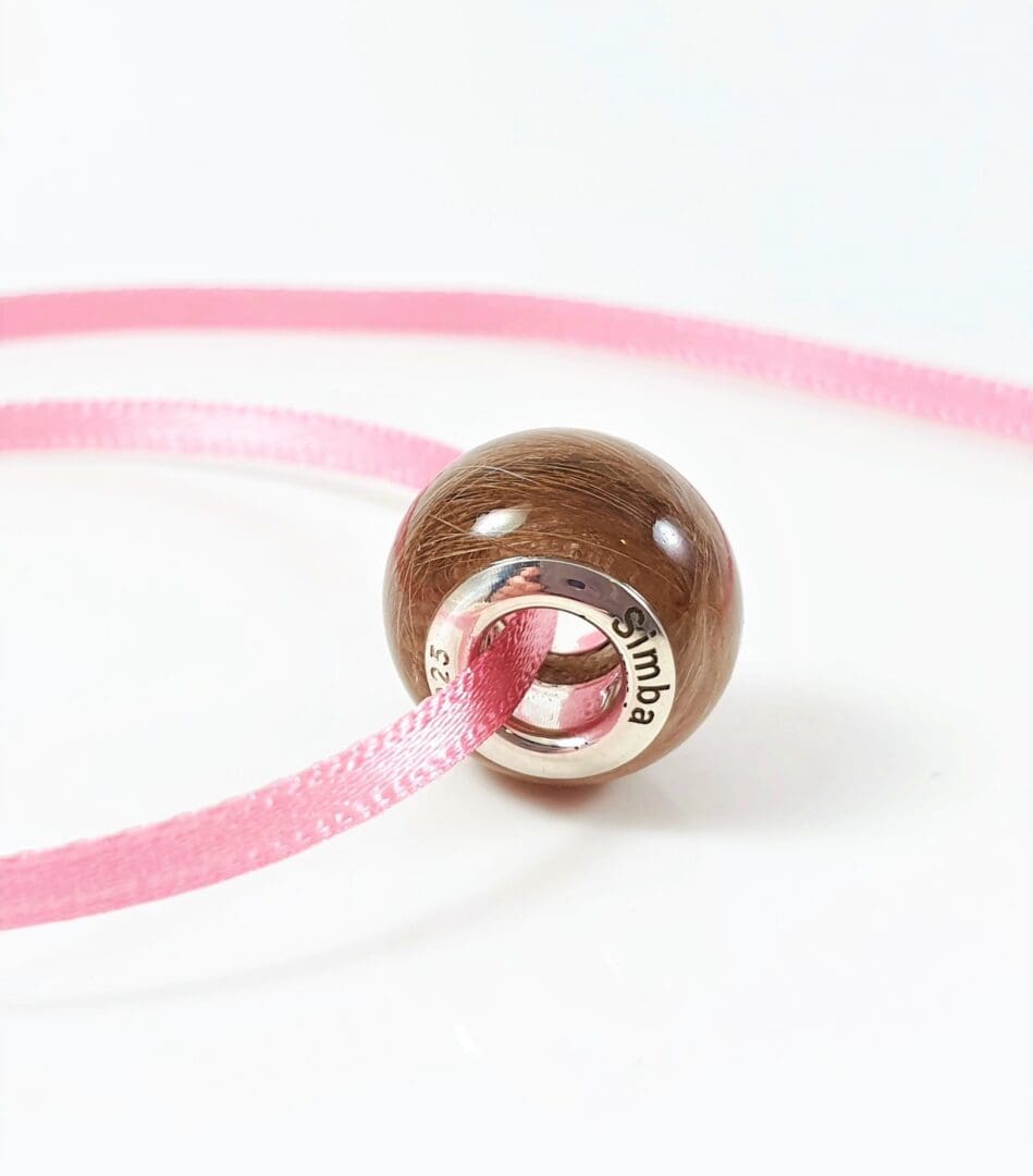 Lock of Hair Keepsake European Bead Bracelet - Memorial Jewellery - Loss of Loved One Gift - Image 5