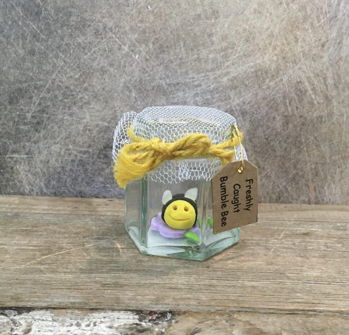 Freshly Caught Bumble Bee collectable clay figure
