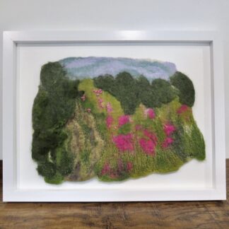 Wildflower Meadow Haven - Wet Felt Painting