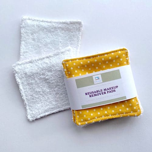 Reusable Makeup Remover Wipes in cotton and bamboo fabrics - Image 3
