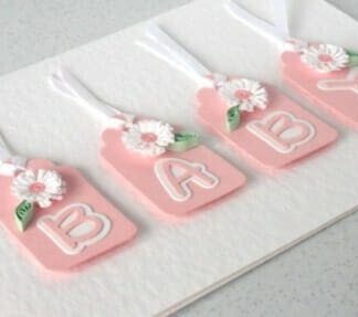 Handmade new baby birth congratulations
