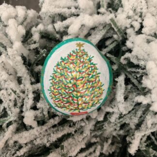 Christmas Tree Pocket Pebble Letterbox gift