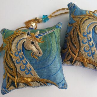UNICORN embroidered and scented lavender bag