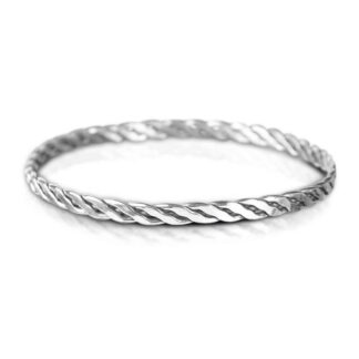 Sterling Silver Woven Celtic Bangle