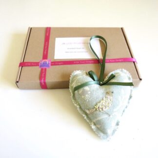 Make your own lavender heart kit