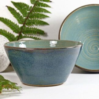 Blue Stoneware Ceramic Bowl