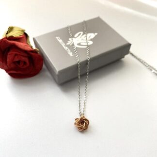 Pure Bronze Rosette Swirl Pendant Necklace, Earrings, or Jewellery Set, 8th Anniversary Gift Idea.