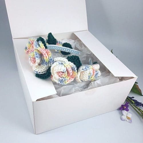 Crochet Rose Headbands - Image 8