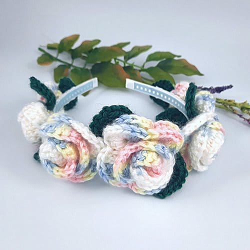 Crochet Rose Headbands - Image 7