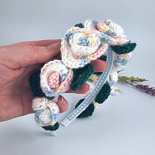 Crochet Rose Headbands - Image 6