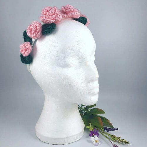 Crochet Rose Headbands - Image 2