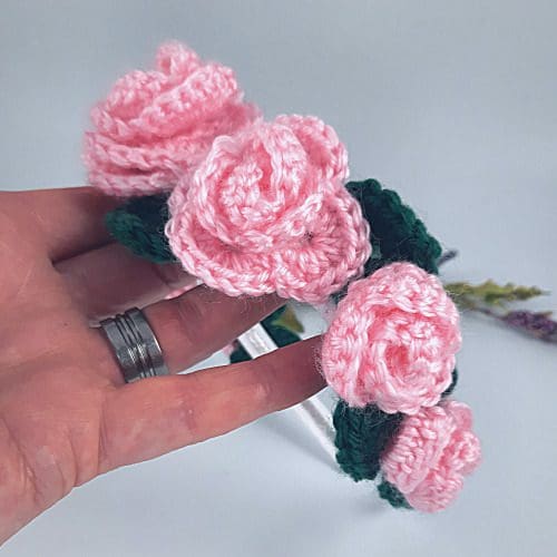 Crochet Rose Headbands - Image 3