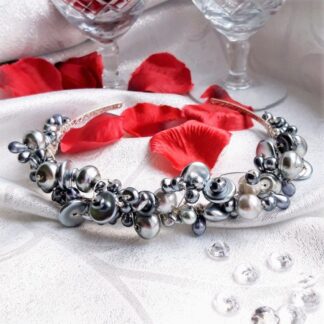Shades of Silver | Pearl Bridal Wedding Tiara
