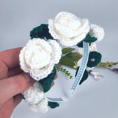 Crochet Rose Headbands - Image 5
