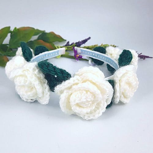 Crochet Rose Headbands - Image 4