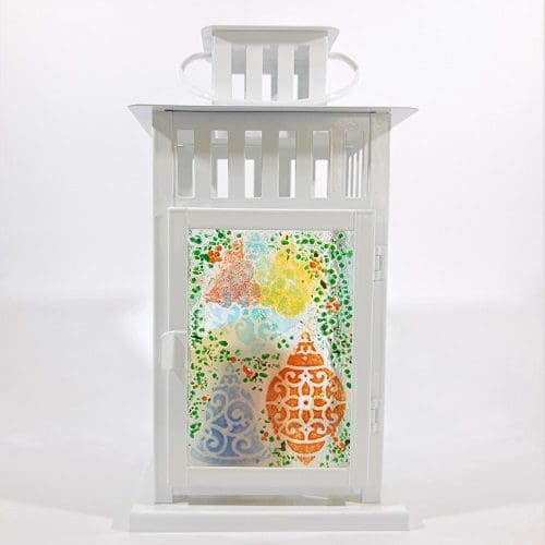 Christmas Fused Glass Panelled Candle Lanterns - Image 5