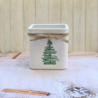 Christmas tree tealight holder