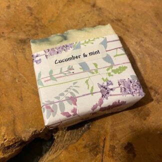 Cucumber and peppermint soap