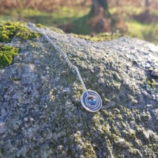 Silver Cup and Ring Pendant