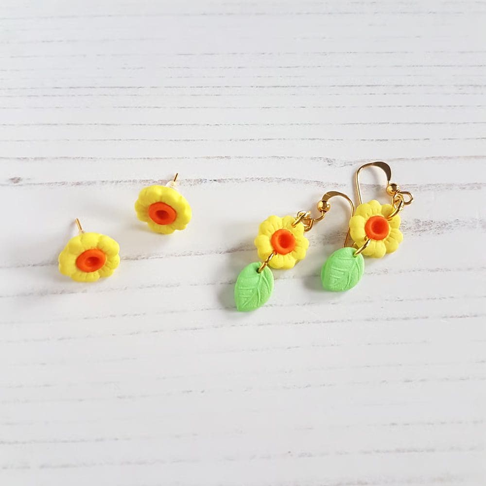 Flower earrings CHOOSE YOUR STYLE - Image 2