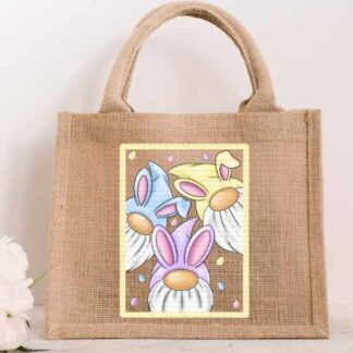 Easter GonksTrio Jute Bag