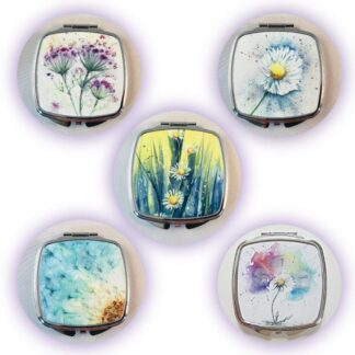 Floral Mirror Compacts