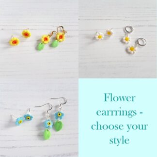 Flower earrings CHOOSE YOUR STYLE