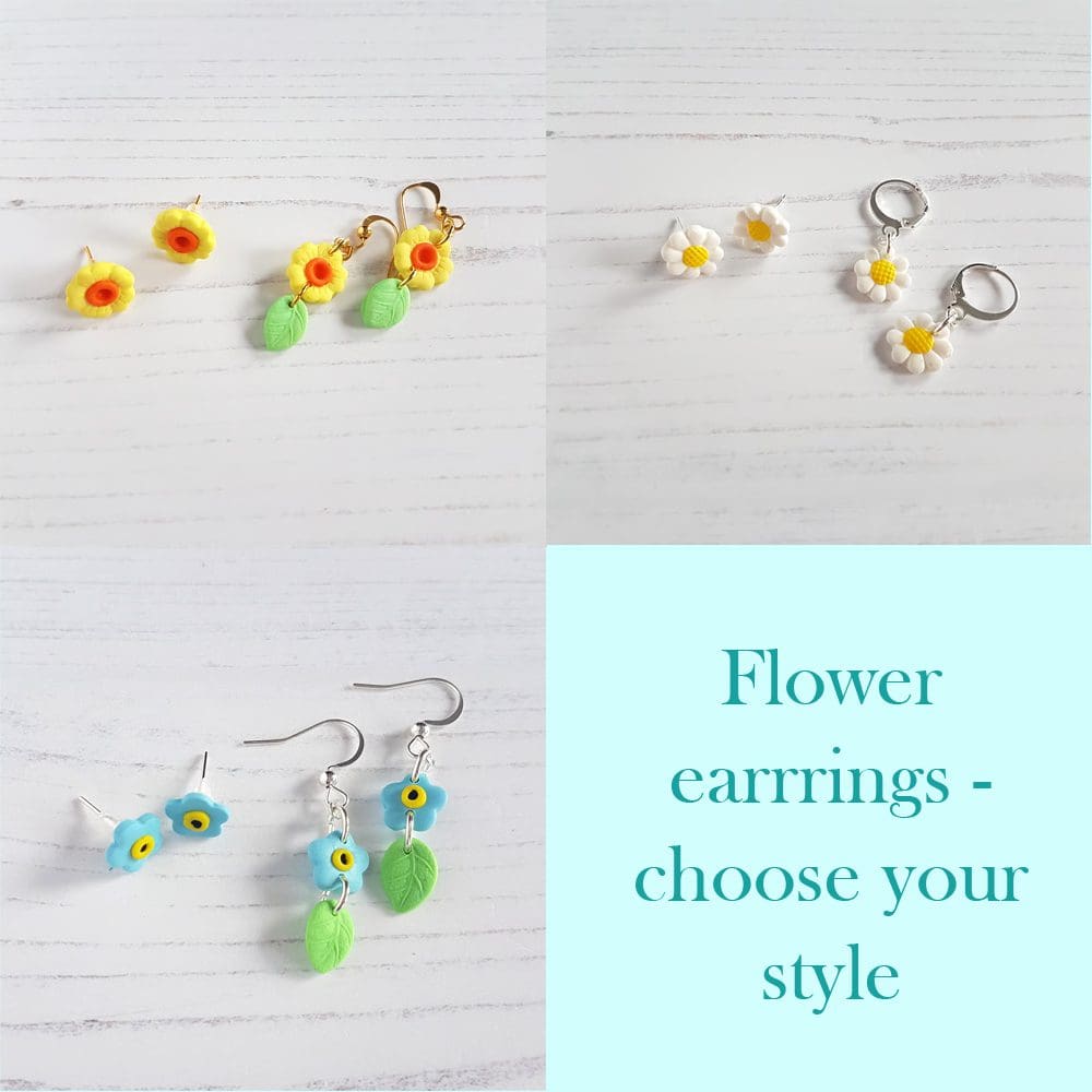 Flower earrings CHOOSE YOUR STYLE