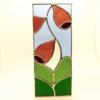 Stained Glass Foxglove Suncatcher