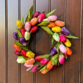 Tulip Front Door Wreath
