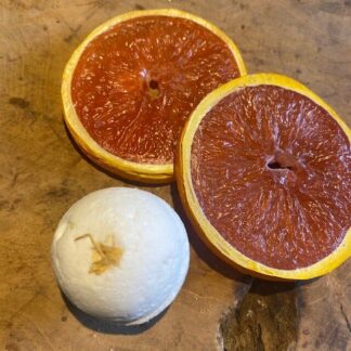 Grapefruit bath bomb