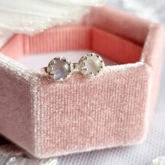 Handmade Silver Moonstone Earrings