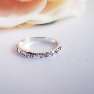 Handmade silver ring, stackable ring 'sweet as candy'