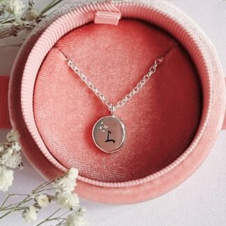 Handmade Personalised Nugget Silver Pendant
