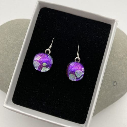 Cherry blossom pattern earrings - Image 2