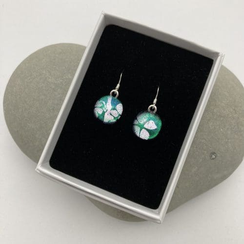 Cherry blossom pattern earrings - Image 3