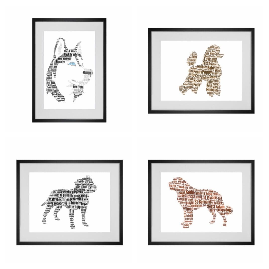 Personalised Dog Word Art Print (any breed of dog can be made) - Image 3