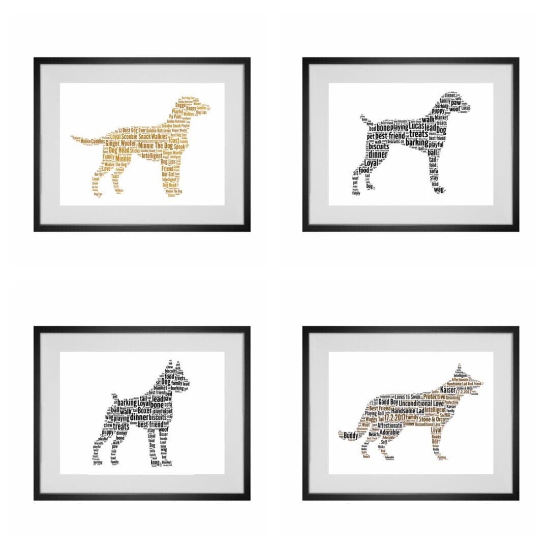 Personalised Dog Word Art Print (any breed of dog can be made) - Image 4