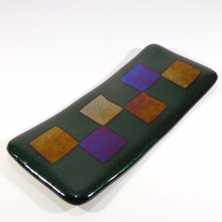 Iridescent Squares Trinket Platter