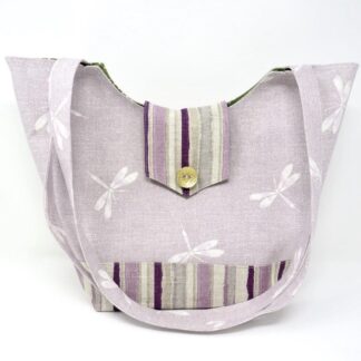Lilac Dragonfly tote