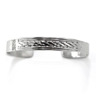 Man's Sterling Silver Celtic Cuff Bracelet