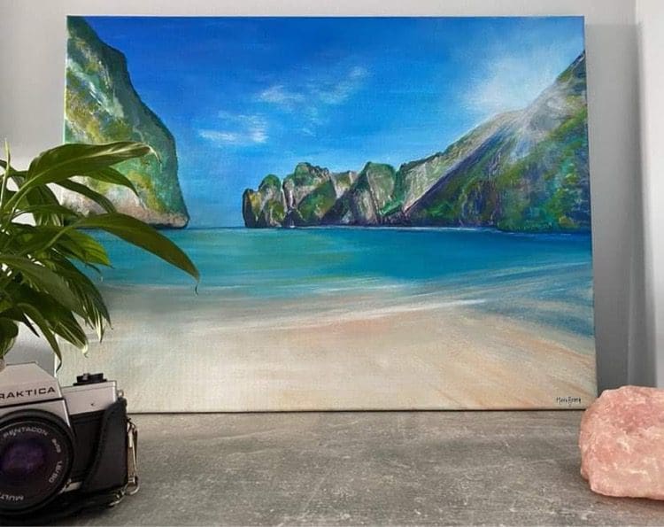 Bespoke Energy Art Landscapes- Personalised Original acrylic Artwork