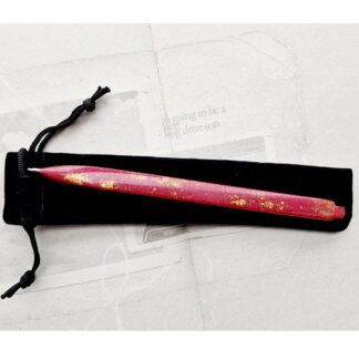 Pen-pink-resin-gold-flakes-gift
