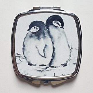 Mirror Compact featuring Penguin artwork