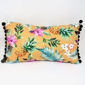 Pineapple print cushion