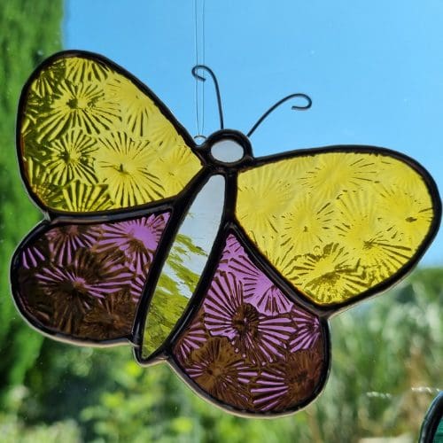 Stained Glass Butterfly Suncatcher - Image 5