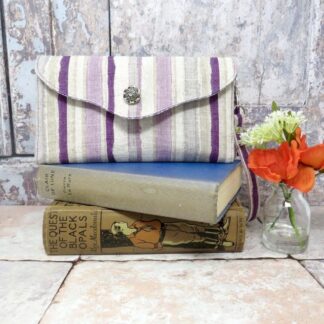 Purple clutch wallet